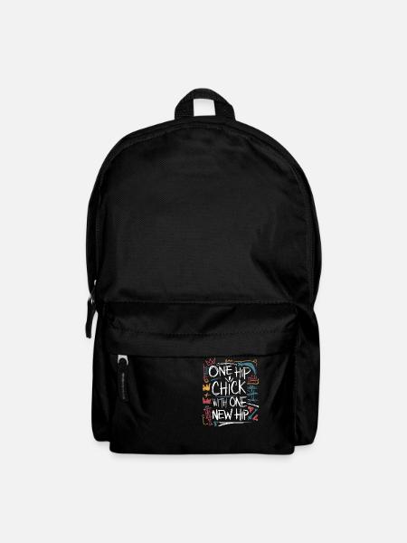 Cool und stark mit neuer Hüfte - Rucksack - Schwarz