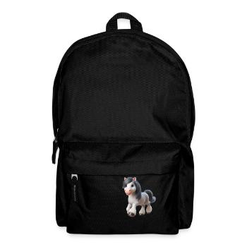 Pferd 2 - Rucksack - Schwarz - Vorne