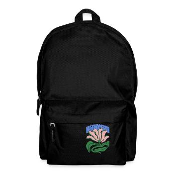 Blühende Stärke - Rucksack - Schwarz - Vorne