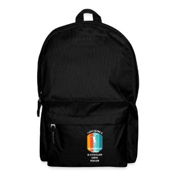 Badminton Badminton Badminton Player Chocolate - Backpack - black - Front