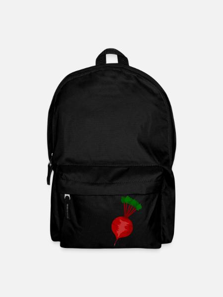 Radieschen - Rucksack - Schwarz