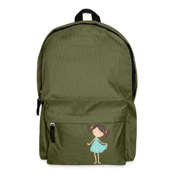Mädchen - Rucksack - Olivgrün - Vorne