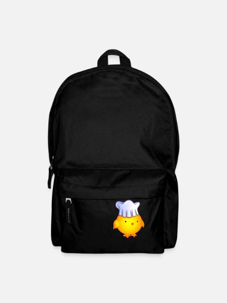 poussin cuisinier.png - Sac à dos - noir