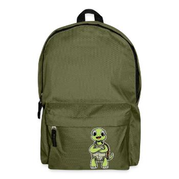 Schildkröte - Rucksack - Olivgrün - Vorne