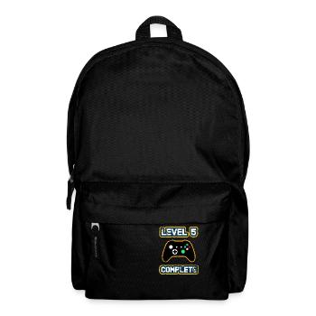 5. Jahrestag T-shirt / 5. Hochzeitstag - Rucksack - Schwarz - Vorne