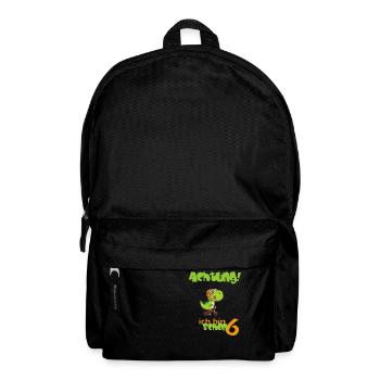 Dino Geburtstag 6 - Rucksack - Schwarz - Vorne