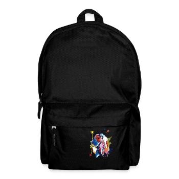 Cocker spaniel - colorful illustration - Backpack - black - Front