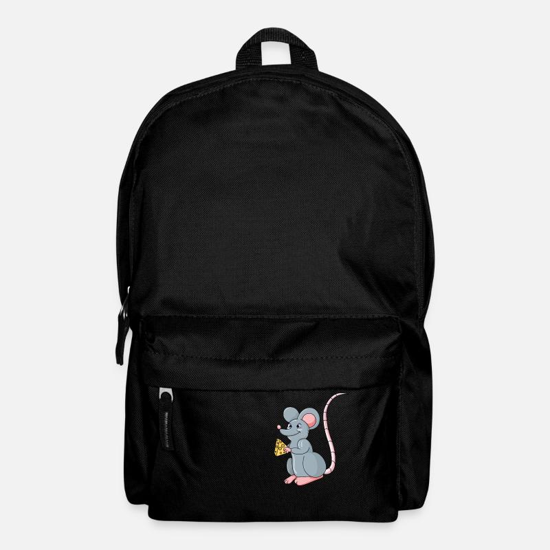Maus - Rucksack - Schwarz