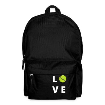 LIEBE TENNIS - Rucksack - Schwarz - Vorne