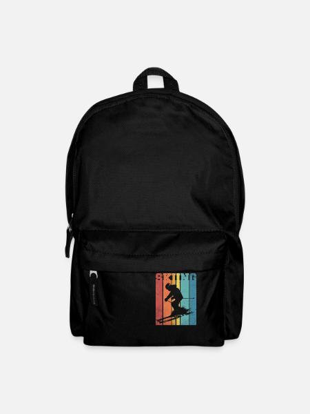 Ski palette couleurs rétro - Sac à dos - noir