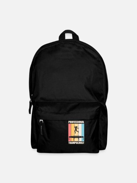 Trampoline de saut Trampoliniste - Sac à dos - noir