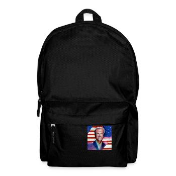Drapeau des États-Unis avec Joe Biden - Sac à dos - noir - Devant