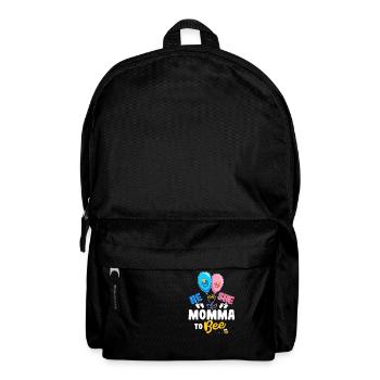 He or She Momma To Bee Best Mom Ever Motherhood - Rucksack - Schwarz - Vorne