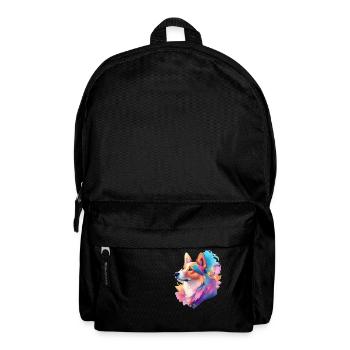 Portrait de chien - Sac à dos - noir - Devant
