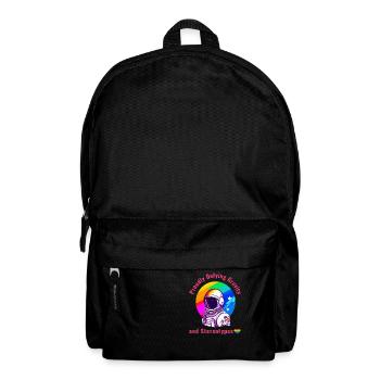Gay Pride – Stolz trotzt der Schwerkraft und dem Stereotyp - Rucksack - Schwarz - Vorne