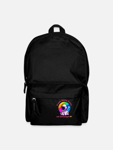 Gay Pride – Stolz trotzt der Schwerkraft und dem Stereotyp - Rucksack - Schwarz