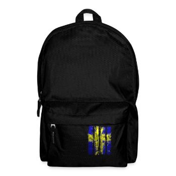 Schweden Schweden Flagge national norden skandinavia - Rucksack - Schwarz - Vorne