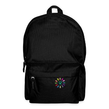 Sensibilisation au cancer , Ruban de lutte contre le cancer , Amour - Sac à dos - noir - Devant
