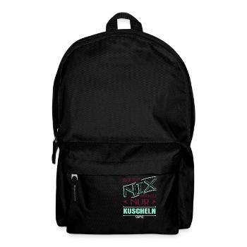 großkatze hauskatze meerkatze zitat seekatze spaß - Rucksack - Schwarz - Vorne