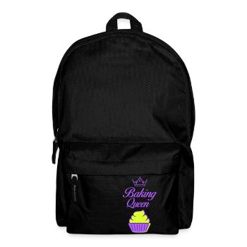 baking queen - Rucksack - Schwarz - Vorne