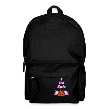 Je fais de la merde épique - Sac à dos - noir - Devant