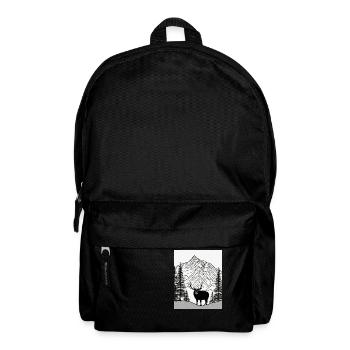 Simple Natur - Rucksack - Schwarz - Vorne