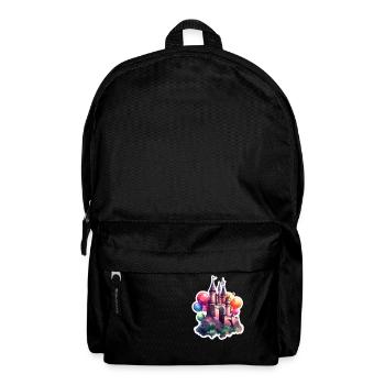 Colour Castle. - Rucksack - Schwarz - Vorne