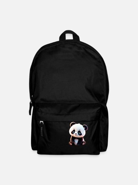 Baby Panda/ Pandabärchen - Rucksack - Schwarz