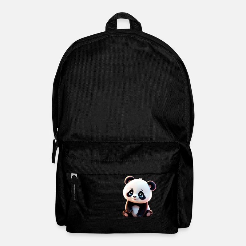 Baby Panda/ Pandabärchen - Rucksack - Schwarz