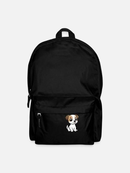Jack Russell Terrier Hund Comic Baby - Rucksack - Schwarz