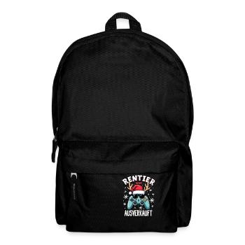 Rentier war ausverkauft gamer - Rucksack - Schwarz - Vorne