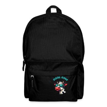 kuh sonnenbrille cow - Rucksack - Schwarz - Vorne