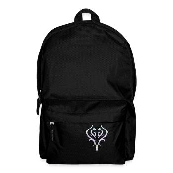 Tribal Heart Tattoo for Emo and Goth - Backpack - black - Front
