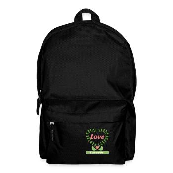 love forever - Backpack - black - Front