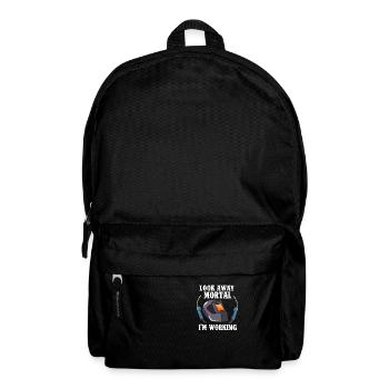 Look Away Mortal - Rucksack - Schwarz - Vorne