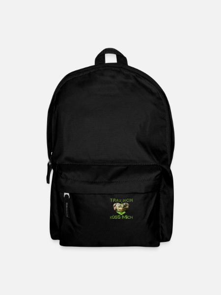 küss mich Frosch verzaubert - Rucksack - Schwarz