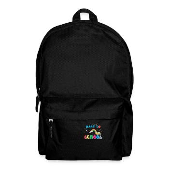 Willkommen zurück in der Schule Erster Schultag - Rucksack - Schwarz - Vorne