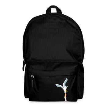 Möwe Eis Geschenk Vogel Dieb - Rucksack - Schwarz - Vorne