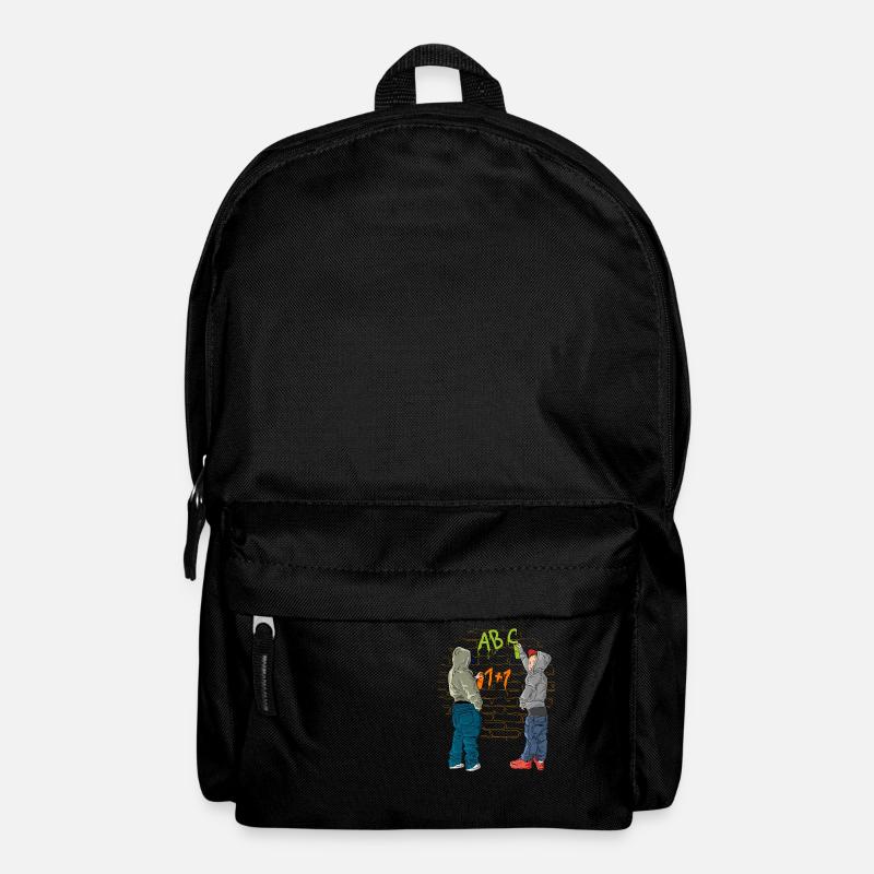 Graffiti Schule - Rucksack - Schwarz