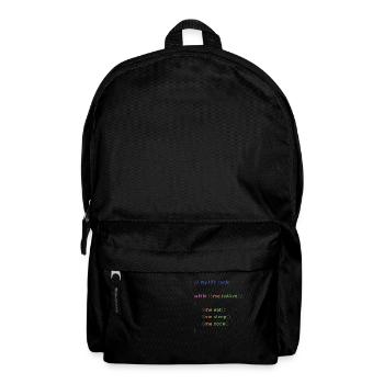 my life cycle dev - Backpack - black - Front