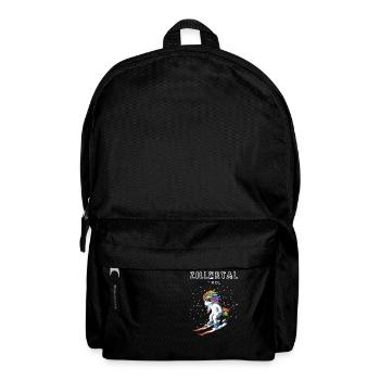 Zillertal Tirol Österreich Retro Ski Einhorn - Rucksack - Schwarz - Vorne