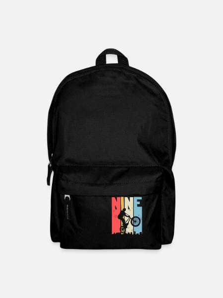 9 Geburtstag 9 Jahre Bmx Kinder Kindergeburtstag - Rucksack - Schwarz