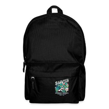 An jedem verdammten Sonntag | American Football - Rucksack - Schwarz - Vorne