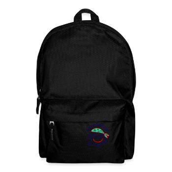 Pirate born wild headscarf Comic Graffiti Sea Ocean - Backpack - black - Front