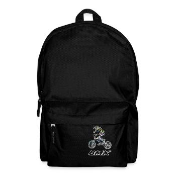 BMX Race Racing Mountainbike Motocross - Rucksack - Schwarz - Vorne