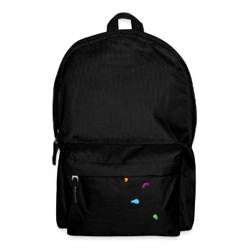 klettern bouldern boulderfelsen freiklettern - Rucksack - Schwarz - Vorne