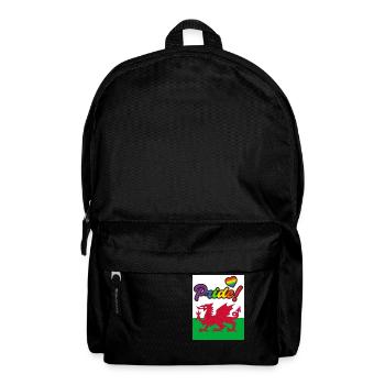 Wales LGBT Gay Pride Cardiff - Backpack - black - Front