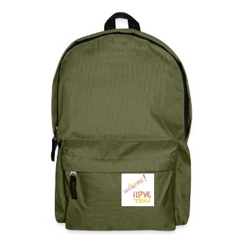 welcome - Rucksack - Olivgrün - Vorne