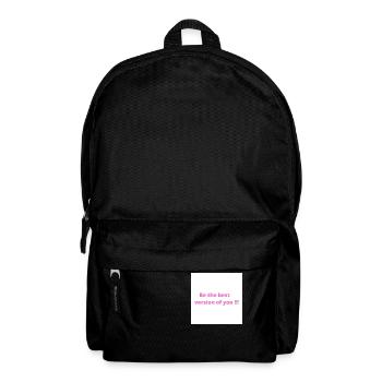 Be the best version of you - Backpack - black - Front