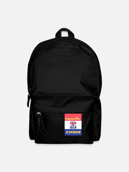 Croatia Zagreb - Rucksack - Schwarz